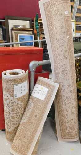 Various machine woven rugs. (3)