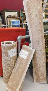 Various machine woven rugs. (3)