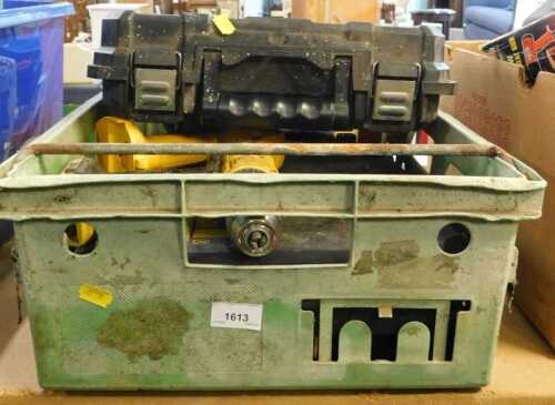 Various tools, DeWalt drill set, various other hand drills, hand tools, etc. (a quantity)