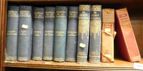 Children's encyclopaedias and The People's Physician. (1 shelf)