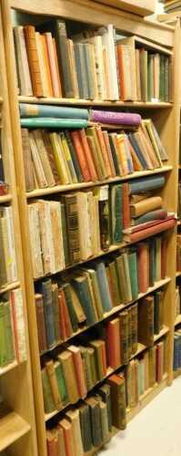 Various books, fiction, non fiction, The National Encyclopaedia, The New Penguin Slimnastics,...