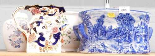 Various ceramics, to include a Masons ironstone Mandalay pattern water jug, lidded ginger jar,...