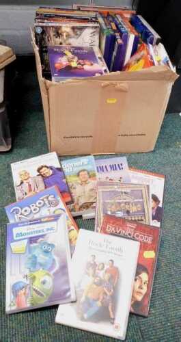 DVDs, to include Robots, Wallace and Gromit, The Royal Family, Monsters Inc., The Incredibles,...