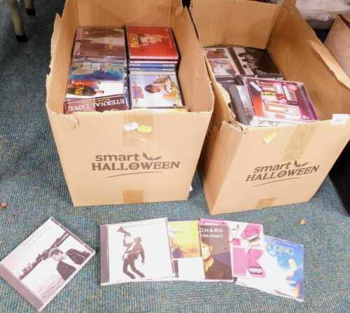 CDs, various artists, to include Chris Rea, Robbie Williams, Lionel Richie, Eric Clapton, and U2....