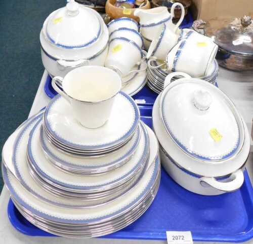 A Minton Clifton pattern fine bone china part dinner set, to include plates, cups, saucers,...