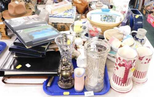 Housewares and postcards, etc., collectables, including a Lledo Lincolnshire Echo diecast...