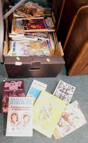 Books, comics, to include Stories of Robin Hood, 1970s edition of Commando comic, Library War...