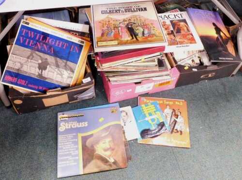 Records, mainly classical, to include Strauss, Twilight in Vienna, Gilbert O'Sullivan, etc.,...