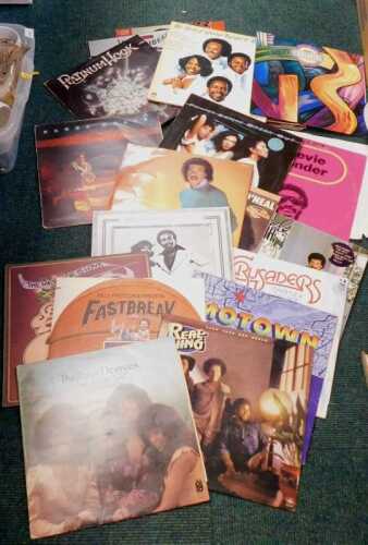 LP records, to include The Pointer Sisters, Super Fly TNT, Three Degrees, Doctor Hook, and...