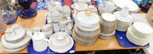 V - A Thomas of Germany dinner set, consisting of plates, cups, saucers, side plates, egg cups,...