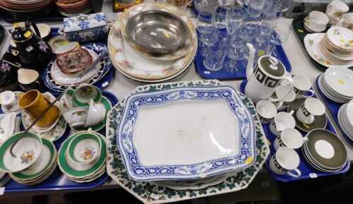 Ceramics, including Wedgwood Susie Cooper design part coffee set, consisting of cups, saucers,...