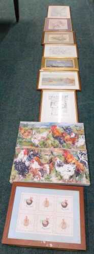 Pictures and prints, to include sea views, landscapes, wildlife, etc. (a quantity)