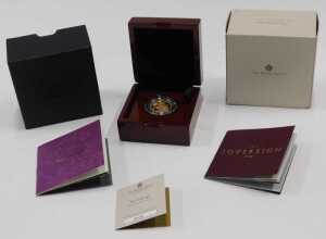 A Royal Mint Queen Elizabeth II gold full proof sovereign 2021, in capsule, and outer box with... - 3