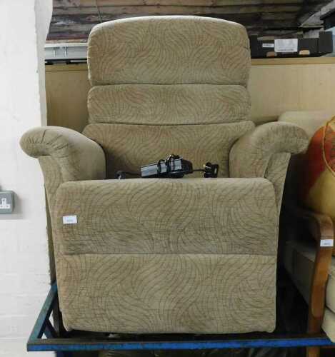 A Sherborne electric reclining armchair.