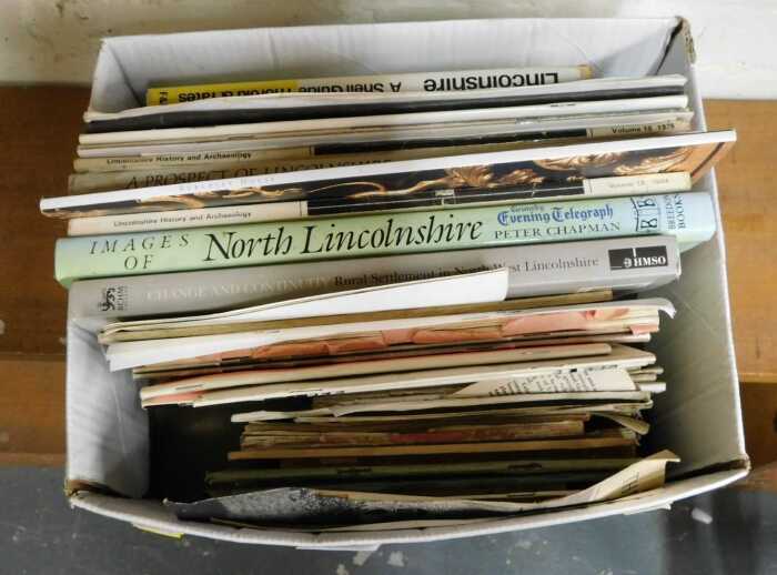 Historical related books, to include Guide to Burleigh House, Prospect of Lincolnshire, Change...