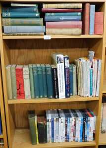 Books, to include various works by Arthur Ransome, DVDs to include The Crown season 1 and 2,...