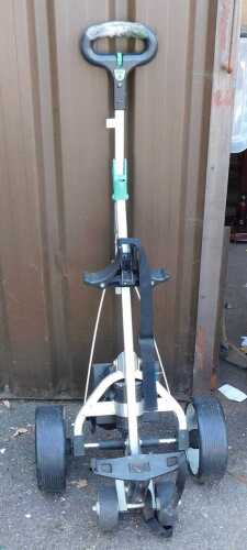 A Compact Plus golf trolley.