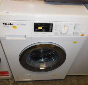 A Miele Eco Comfort washing machine.