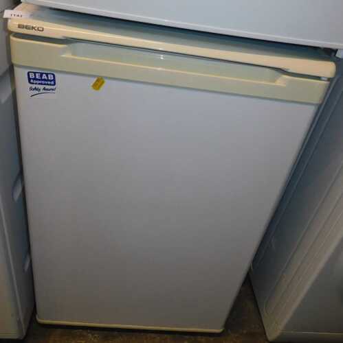 A Beko fridge.