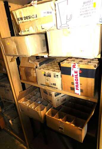 Various boxed glasses, to include high balls, pint glasses, some branded, latte glasses, etc. (3...