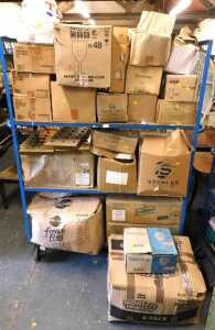 Commercial glassware, to include wine glasses, pint glasses etc., together with brass drip trays....