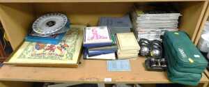 Miscellaneous items, to include Jaques of London boules balls (2 sets), (AF), and another, a...