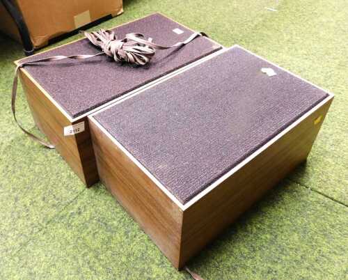 Two Sony speakers.