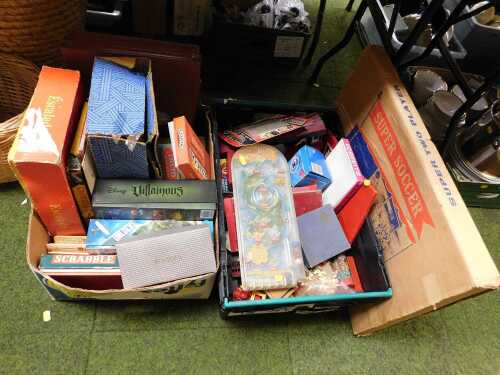 Mid 20thC games and later, to include Scrabble, Disney Villainous, Lotto, Chinese checkers,...