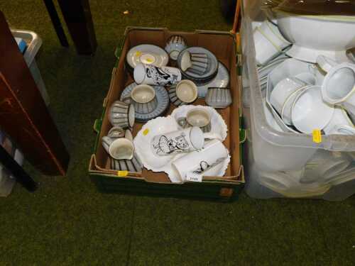 V - A Limoges part tea and dinner service, together with further part teawares, cafetieres, electric...
