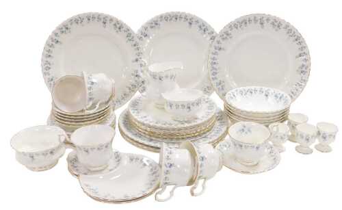 A Royal Albert porcelain Memory Lane pattern part dinner and tea service, including dinner,...