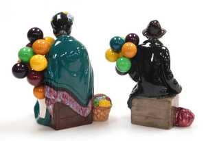 A Royal Doulton figure modelled as The Old Balloon Seller HN1315, and another modelled as The... - 2