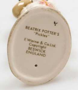 A Beswick Beatrix Potter figure modelled as Pickles, brown back stamp. - 3