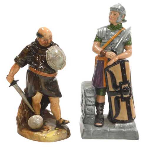 Two Royal Doulton figures, modelled as Friar Tuck HN2143, and The Centurion HN2726.