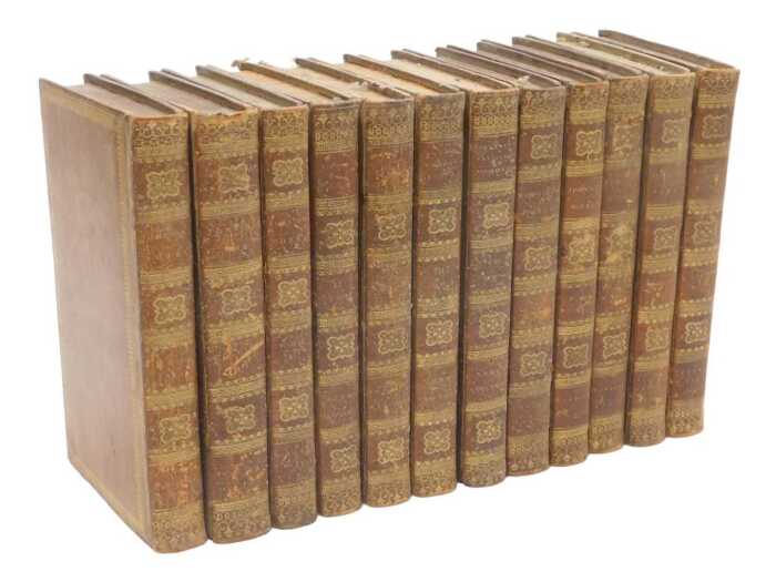 Murphy (Arthur). The Works of Samuel Johnson, A New Edition, 12 vols, gilt tooled calf, printed...