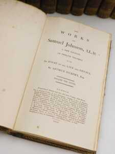 Murphy (Arthur). The Works of Samuel Johnson, A New Edition, 12 vols, gilt tooled calf, printed... - 2