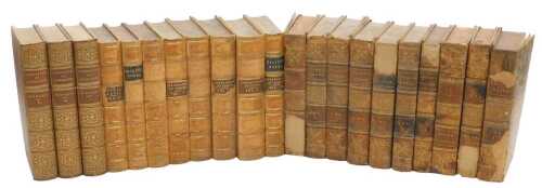 Bacon (Francis). The Works, 9 vols of 10, gilt tooled calf, printed by FC&J Rivington, etc.,...