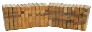 Bacon (Francis). The Works, 9 vols of 10, gilt tooled calf, printed by FC&J Rivington, etc.,...