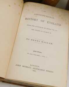 Bacon (Francis). The Works, 9 vols of 10, gilt tooled calf, printed by FC&J Rivington, etc.,... - 3