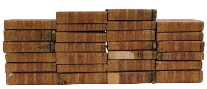 Brewer (J Norris). The Beauties of England and Wales, 26 vols, gilt tooled calf, including The...