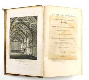 Brewer (J Norris). The Beauties of England and Wales, 26 vols, gilt tooled calf, including The... - 2