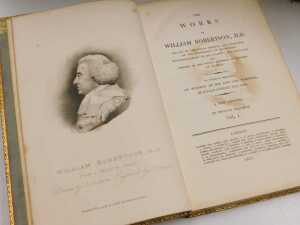 Robertson (William). The Works, new edition, 12 vols, calf, printed by Cadell and Davies, etc.,... - 4