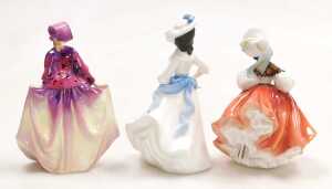 Three Royal Doulton figures, modelled as The Skater HN2117, Margaret HN2397, and Sweet Anne HN1496. - 2