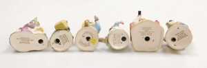 Six Beswick Beatrix Potter figures, comprising Little Pig Robinson Spying, Tom Kitten &... - 3