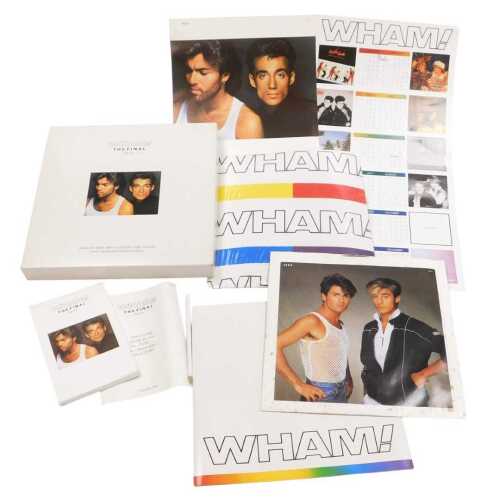 A Wham! The Final box set, limited edition number 21293/25000, to include notepad, two gold...