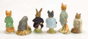Six Beswick Beatrix Potter figures, comprising Foxy Whiskered Gentleman, Mr Benjamin Bunny,... - 2