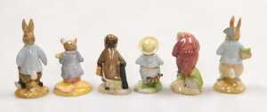 Three Beswick Beatrix Potter figures, John Beswick signature stamp, comprising Mr Jeremy Fisher... - 2