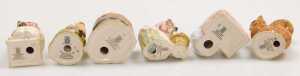Six Beswick Beatrix Potter figures, 10a back stamp, comprising Peter in Bed, Squirrel Nutkin,... - 3