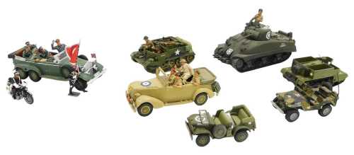 Various Second World War related models, to include King and Countries Strictly Limited...