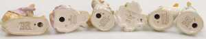 Six Beswick Beatrix Potter figures, brown back stamp, comprising Mr Benjamin Bunny & Peter... - 3