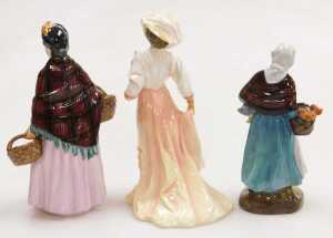 Three Royal Doulton figures, modelled as The Open Road HN1461, Country Lass HN911, and The... - 2